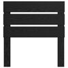 vidaXL Cabecero Roble Negro 100 cm Madera de ingenier&iacute;a