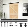 vidaXL Puerta Corredera 90 x 210 cm Madera de Pino Maciza