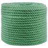 vidaXL Cuerda de yute 10 mm Verde 100% yute Tossa