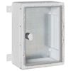 vidaXL Armario de Control Gris 32 x 15 x 35 cm Pl&aacute;stico ABS