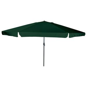 vidaXL Sombrilla de jard&iacute;n Verde 394 x 394 x 248 cm Poli&eacute;ster y Acero