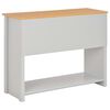 vidaXL Mesa consola gris 97x35x76 cm
