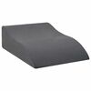 vidaXL Almohada para Piernas Gris 68 x 40 x 18 cm Espuma PU