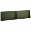 vidaXL Muro de Contenci&oacute;n 2 uds. 80 x 12 x 50 cm Acero Verde oliva