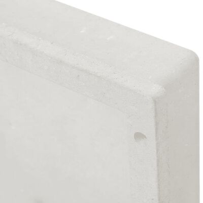 vidaXL Hornacina de ducha blanco 41x36x10 cm