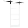 vidaXL Puerta Corredera ORKDAL y Negro 93 x 202 cm
