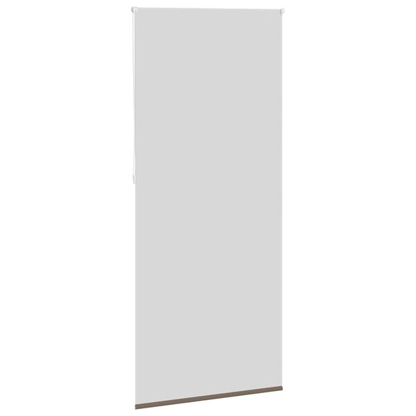 vidaXL Estor enrollable opaco 84,4x230 cm Tejido Ancho 80 cm Caf&eacute;