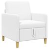 vidaXL Sof&aacute; con almacenamiento Blanco 72 x 78 x 87 cm Poli&eacute;ster