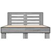 vidaXL Estructura cama madera ingenier&iacute;a metal gris Sonoma 120x200 cm