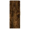 vidaXL Armarios de pared 2 uds madera de ingenier&iacute;a roble ahumado