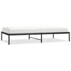 vidaXL Estructura de cama sin colch&oacute;n metal negro 107x203 cm
