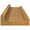 vidaXL Estante de pared 2 pcs Beige 40 x 9 x 3 cm Madera de ingenier&iacute;a