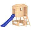 vidaXL Parque infantil de exterior madera maciza de abeto