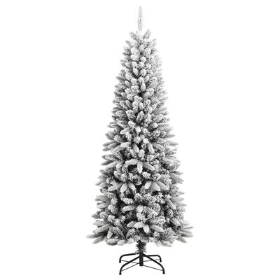 vidaXL Árbol de Navidad artificial con nieve PVC y PE 180 cm
