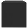 vidaXL Mueble para TV madera contrachapada negro 120x40x40 cm