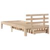 vidaXL Estructura de cama con cajones madera maciza pino 90x190 cm