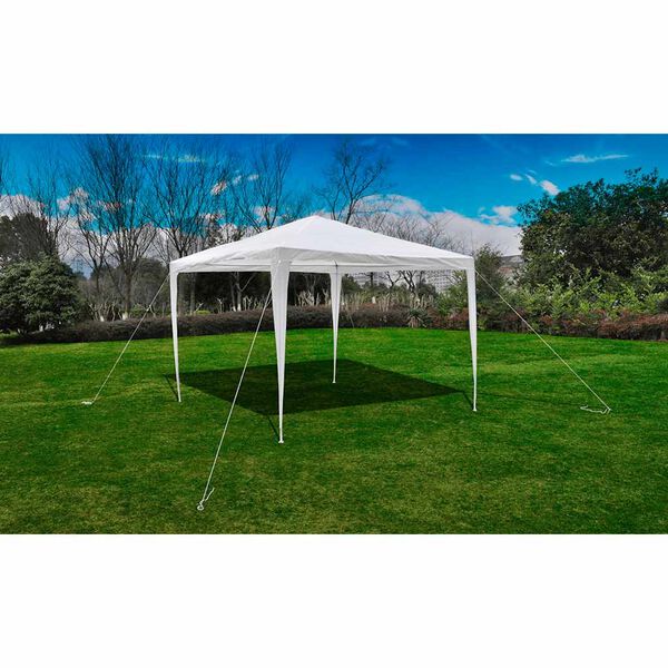 vidaXL Carpa cenador de jard&iacute;n techo de pir&aacute;mide 3x3 m