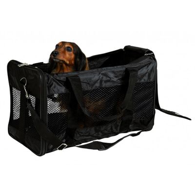 TRIXIE Transportador de perros Ryan 30x30x54 cm poliéster negro 28851