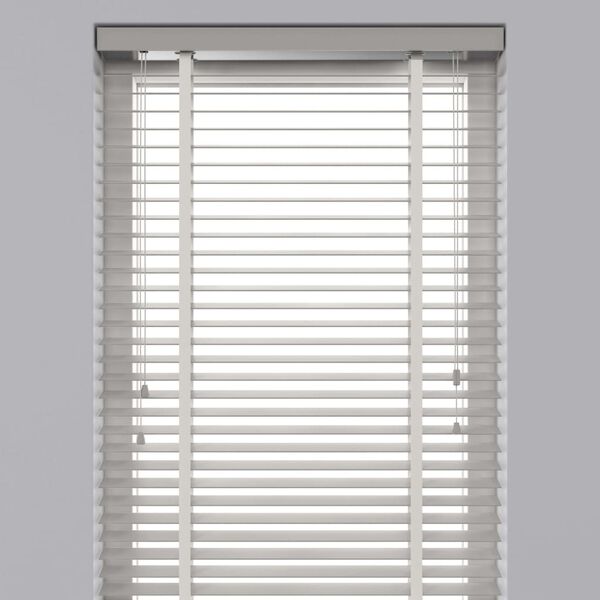 Decosol Persiana horizontal de madera 50 mm 80x180 cm blanco