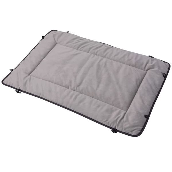 vidaXL Cama estera para perro Gris 65x80 cm