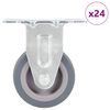 vidaXL Ruedas fijas 24 unidades 50 mm