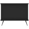 vidaXL Mesa de centro madera contrachapada negro 90x50x40 cm