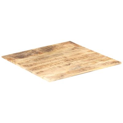 vidaXL Superficie de mesa madera maciza de mango 15-16 mm 60x60 cm