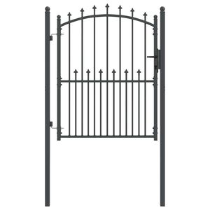 vidaXL Puerta de cerca con picos EMMEN 150 x 100 cm