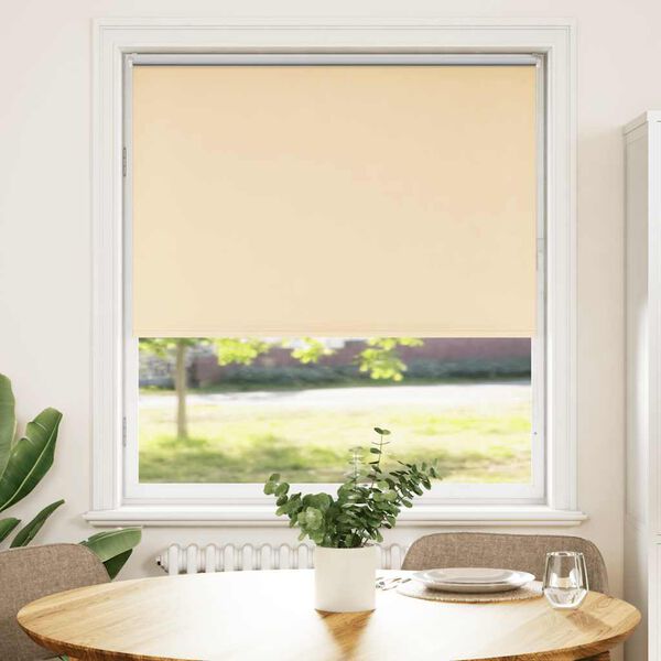 vidaXL Estor Enrollable Opaco Beige 95x175 cm Tela Ancho 95x130 cm