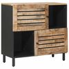 vidaXL Armarios de Almacenamiento con puerta Marr&oacute;n 80 x 33,5 x 75 cm