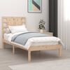 vidaXL Estructura de cama sin colch&oacute;n madera maciza de pino 90x200 cm