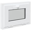 vidaXL Color interno de ventana de s&oacute;tano blanco RISOR 55 x 40 cm
