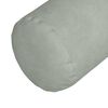 vidaXL Cojines Bolster 2 pcs Gris Claro Ø 15 x 40 cm Tela de pana