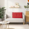 vidaXL Coj&iacute;n de Espalda Rojo 80 x 19 x 50 cm tela