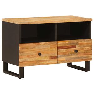vidaXL Mueble de TV Marr&oacute;n 70 x 33 x 46 cm Madera de mango maciza