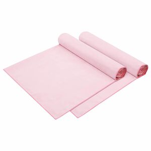 vidaXL Toallas de Reposera 2 pcs Rosa 210 x 75 cm