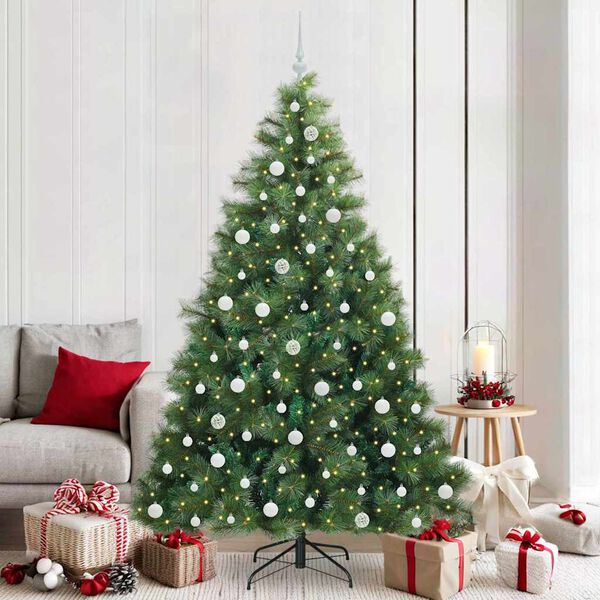 vidaXL &Aacute;rbol de Navidad artificial con 300 LED Verde 210 cm PE y PVC