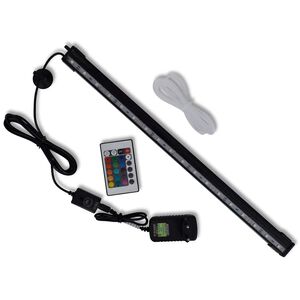 vidaXL L&aacute;mpara de burbujas de acuario RGB 48 cm