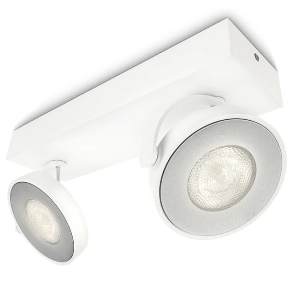 Philips myLiving Focos LED Clockwork 2x4,5 W blanco 531723116