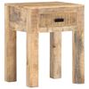 vidaXL Mesita de noche de madera maciza de mango 40x35x50 cm