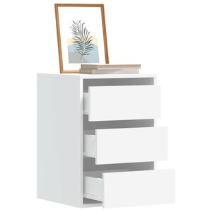 vidaXL Cajonera de esquina madera de ingenier&iacute;a blanco 40x41x58 cm