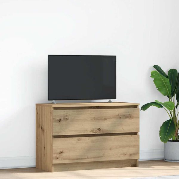 vidaXL Mueble de TV Artisan Roble 80x35x54 cm Madera de ingenier&iacute;a