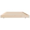 vidaXL Estructura de cama sin colch&oacute;n madera maciza de pino 80x200 cm