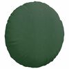vidaXL Cojines para asiento 2 pcs Verde oscuro Ø 80 cm Tela de pana