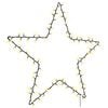 vidaXL Luces de Navidad Silueta de Estrella 50 LEDs blanco c&aacute;lido