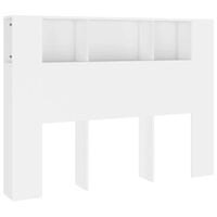 vidaXL Mueble cabecero blanco 140x18,5x104,5 cm