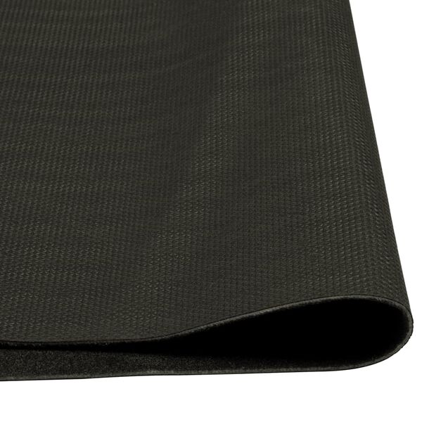 vidaXL Alfombra de cocina lavable terciopelo texto café 45x150 cm