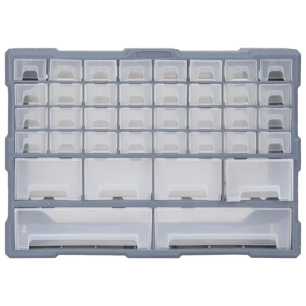 vidaXL Organizador multicajones con 38 cajones 52x16x37,5 cm