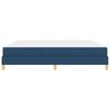 vidaXL Cama tipo Box Spring con colch&oacute;n Azul 200 x 200 cm tela