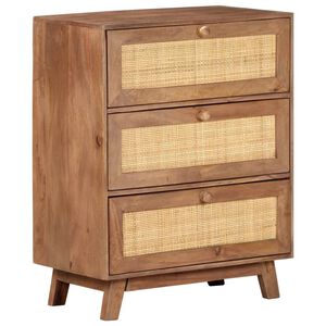 vidaXL Aparador de madera maciza de mango 61x35x76 cm